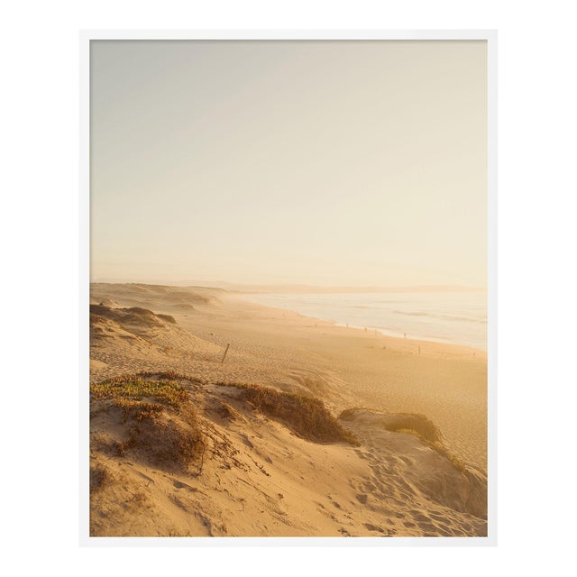 Dunes by Christine Flynn in White Framed Paper, Small Art Print For Sale