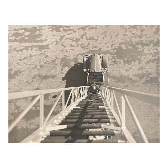 1930s Firetruck Ladder Photograph For Sale