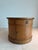 Neoclassical Vintage Neoclassical Round Wood Drum Side Table With Drawer & Cabinet For Sale - Image 3 of 6