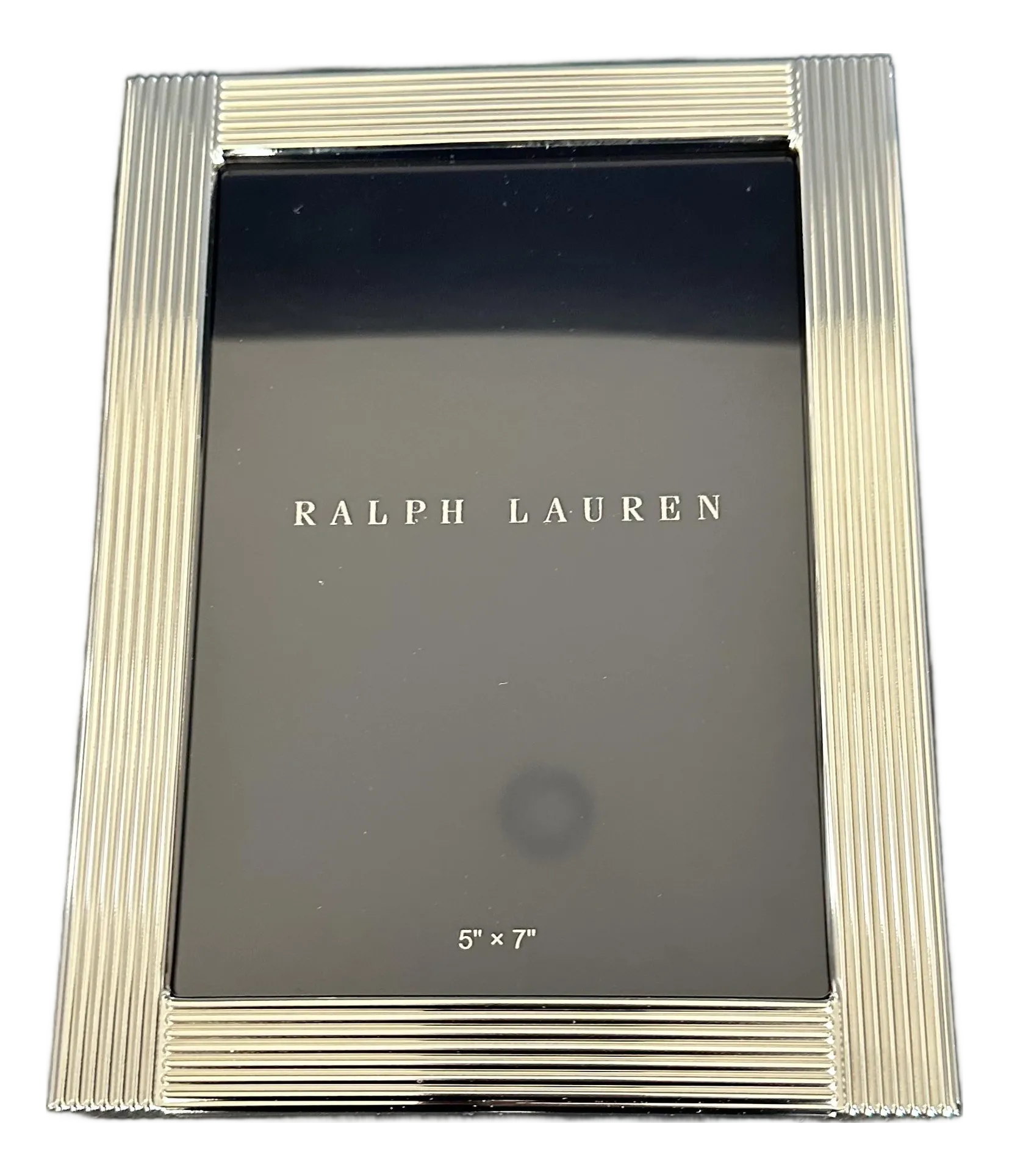 Ralph Lauren Home Silver-Plated Brass 'Luke' Frame | Chairish