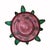 Art Deco Style Pink and Green Murano Glass Vases with Applied Spikes, 1980, Set of 2 For Sale - Image 4 of 9