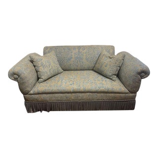 Early 20th Century American Classical Upholstered Settee For Sale