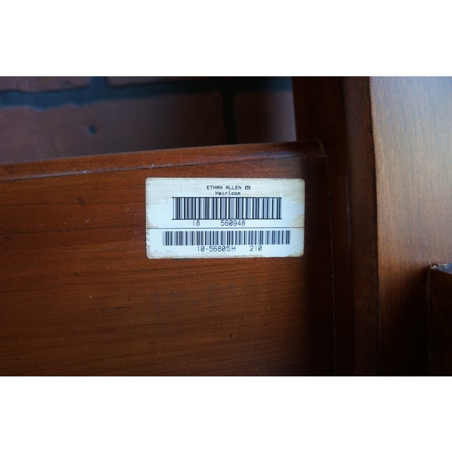 Wood Ethan Allen Regent's Park Queen 4 Post Bed For Sale - Image 7 of 8