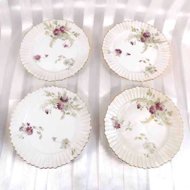 Contemporary 18th Century Rosenthal Hand Painted Ramekin Dishes With Underplates- 8 Pieces For Sale - Image 3 of 10