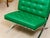Mid 20th Century Styled After Kelly Green Barcelona Style Chair For Sale - Image 12 of 12