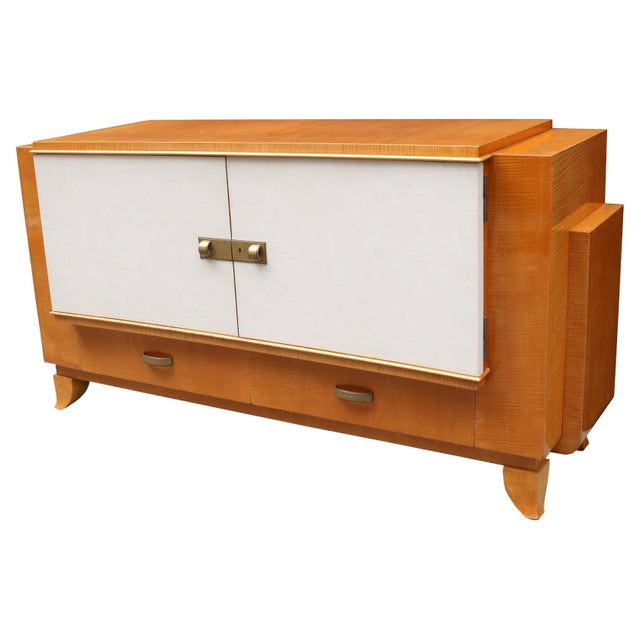 1940s Art Deco Two Door Sideboard For Sale - Image 11 of 16