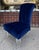 Plastic Mid Century Modern Phyllis Morris Lucite Chair W Sapphire Blue Velvet For Sale - Image 7 of 7