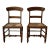 Antique English-Style Bar Back Chairs — a Pair For Sale