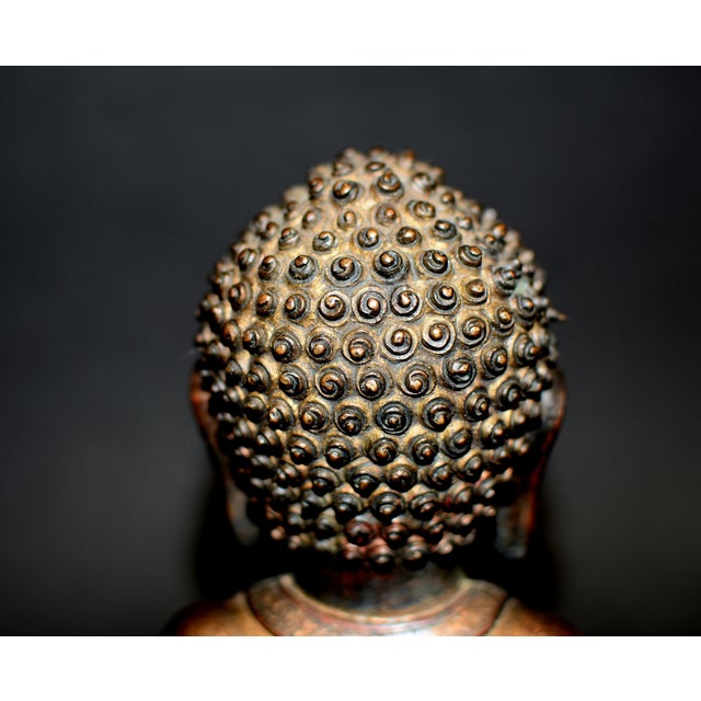 Bronze Cold Painted Baby Buddha Tang Style For Sale - Image 16 of 18