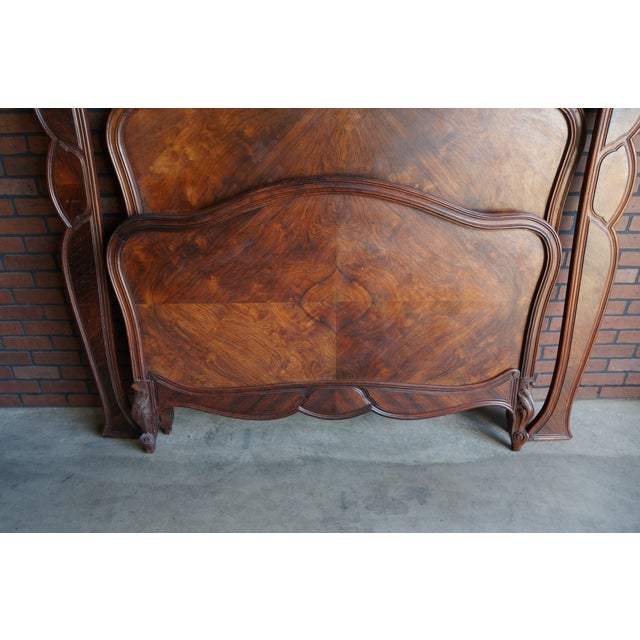 Rococo Antique French Rococo Bed For Sale - Image 3 of 7
