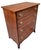 Brown Federal Style Hepplewhite Inlaid Mahogany Chest of Drawers For Sale - Image 8 of 11