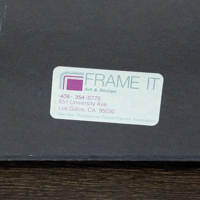 Daniel Kime Framed Abstract Mixed Media Artwork For Sale - Image 4 of 7