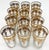 12 Belle Époque Gilt Floral Crystal Tumblers, Suitable for Champagne / Wine For Sale - Image 17 of 18