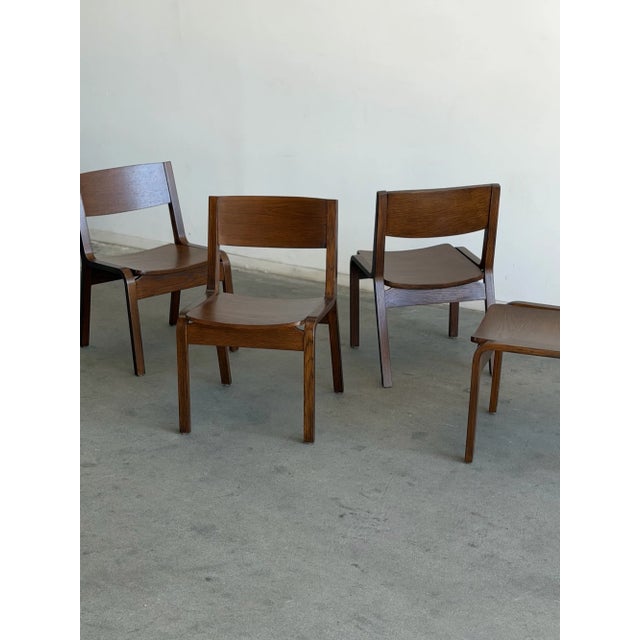 Vintage Thonet Dining Chairs — Set of 4 For Sale In Los Angeles - Image 6 of 15