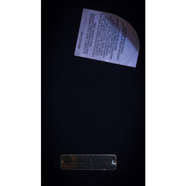 Purple Set of 2-Seater Sofa and Ottoman in Mulberry Mohair Upholstery from George Smith, 2010s For Sale - Image 8 of 17