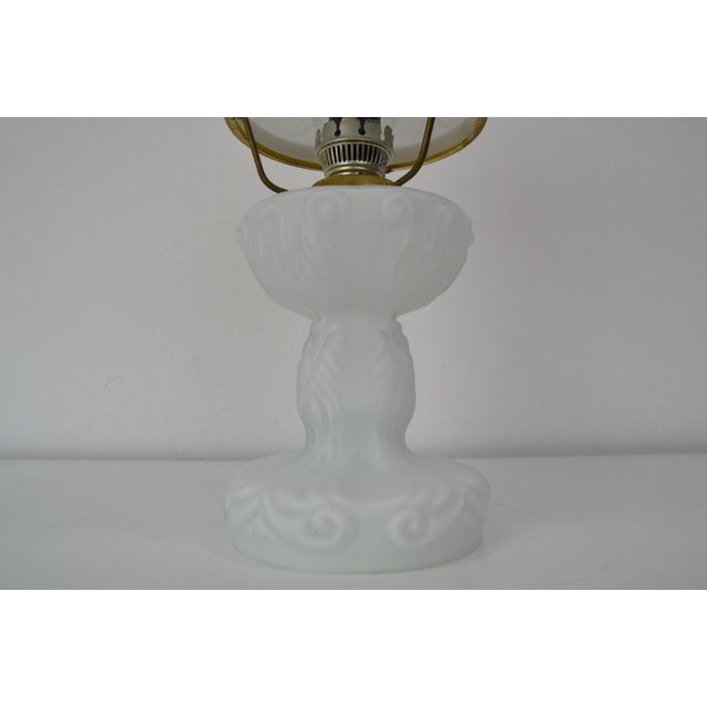 Mid-Century Glass Table Lamp, 1960s For Sale - Image 13 of 15