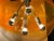 Mid-Century Modern Space Age Orange Sphere Pendant Lamp attributed to Raak Amsterdam For Sale - Image 5 of 12