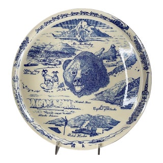 Vintage Alaska Plate For Sale