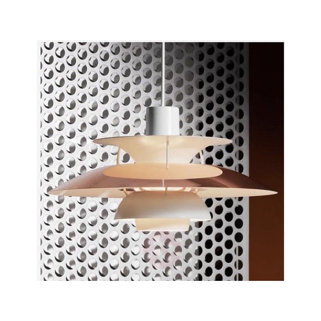 Copper Mid-Century Modern Scandinavian PH 5 MINI Copper Pendant Lamp by Poul Henningsen for Louis Poulsen, 1950s For Sale - Image 8 of 11