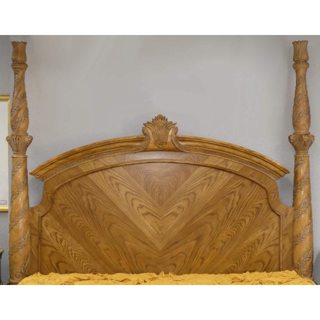 Bernhardt Athena Collection King Size Poster Bed Chairish