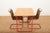 Table with Chairs in Red Lacquered Tubular Steel by S. Meier for Rohrmöbelfabrik, 1920s, Set of 3 For Sale - Image 4 of 17