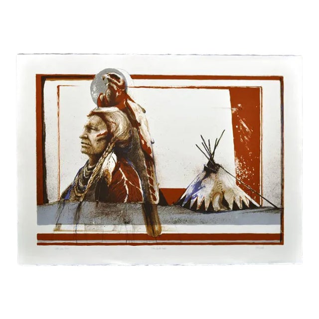 1990s "Gray Thunder Eagle" Larry Fodor Hand-Signed and Numbered Print For Sale