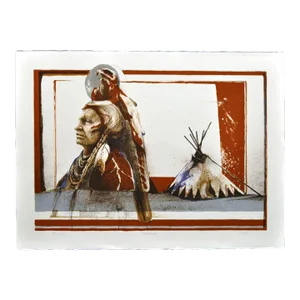 1990s "Gray Thunder Eagle" Larry Fodor Hand-Signed and Numbered Print