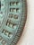 Round ceramic mirror from Italy (signed Silecchia Sassari on the front and back). Graphic motifs around the entire edge,...