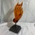 Vintage Amber Lucite Buddha Hand Sculpture For Sale - Image 4 of 4