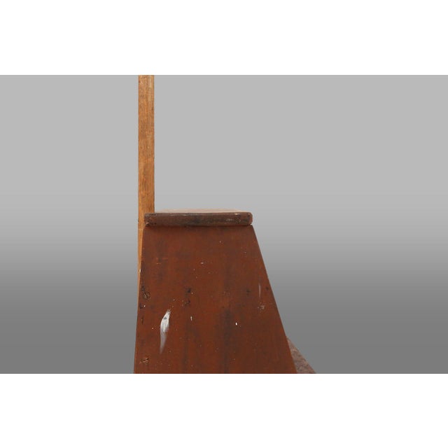 Wood Industrial Wooden Stepladder, France, 1900s For Sale - Image 7 of 13