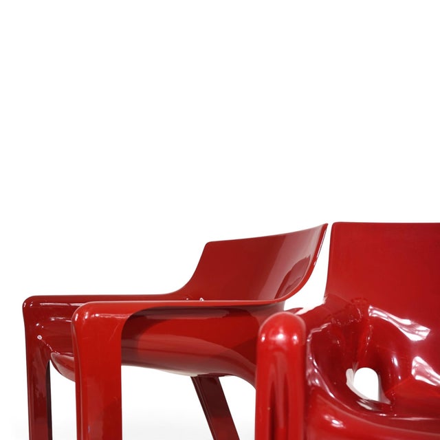 Vicario Lounge Chairs by Vico Magistretti for Artemide, 1970s, Set of 2 For Sale - Image 17 of 18