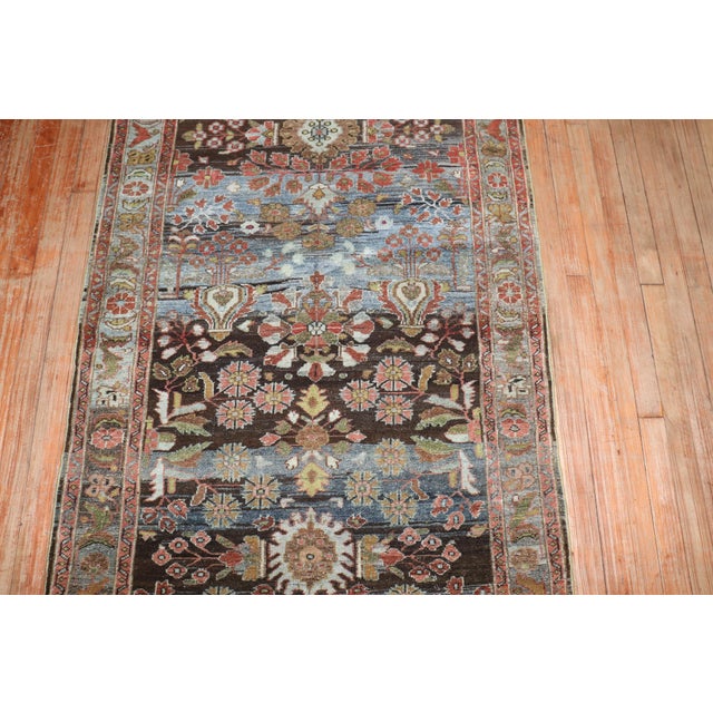 an early 20th century wide malayer runner Details rug no. j3449 size 3' 5" x 13' 10" (104 x 422 cm)
