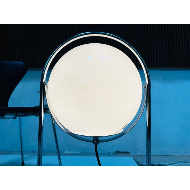 Mid-Century Space Age Modern Spherical Floor Lamp in Glass and Chrome, Germany, 1960s For Sale - Image 14 of 18