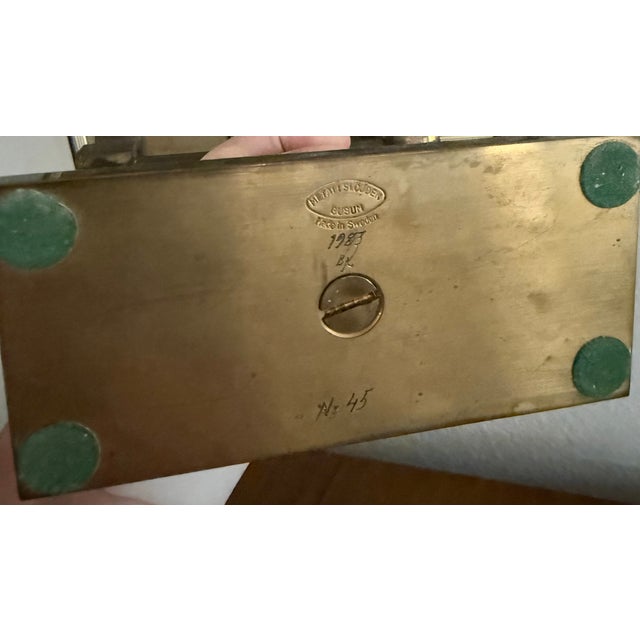 Gusum Metal. Large Five-Armed Candlestick in Brass. Swedish Design, 1980’s. For Sale In Sacramento - Image 6 of 7