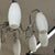 1980s Modernist 9-Light Scenographic Chandelier in Glass and Steel, 1970s For Sale - Image 5 of 10