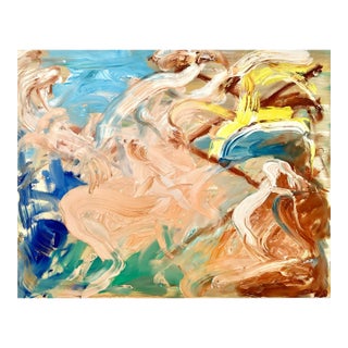 Abstract Oil Painting on Canvas by Matthew Izzo For Sale