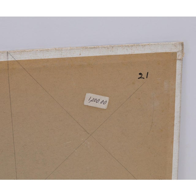 Brutalist Mid-Century Landscape Painting by Edmund Franklin Ward For Sale In Richmond - Image 6 of 6
