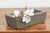 Raw, elemental, and immovable—this vintage hand-carved granite basin is a rare artifact sourced from the rugged rural...