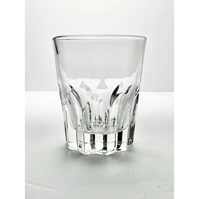Contemporary 1980s Vintage Italian 4 Tumbler Old Fashioned Cocktail Glasses For Sale - Image 3 of 8