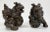 Vintage Foo Dog Figures With Bronze Finish, a Pair For Sale - Image 4 of 10