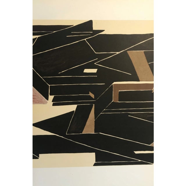 Contemporary Palazuelo Lithograph Dm0673 Derriere Le Miroir 1955 For Sale - Image 3 of 3