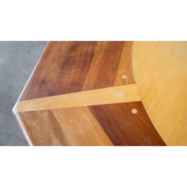 Mid 20th Century Vintage Sculptural Wooden Octagon Coffee Table For Sale - Image 13 of 18