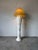 Hollywood Regency 1980's Vintage Palm Beach-Style Sculptural Palm Leaf Plaster Floor Lamp For Sale - Image 3 of 13