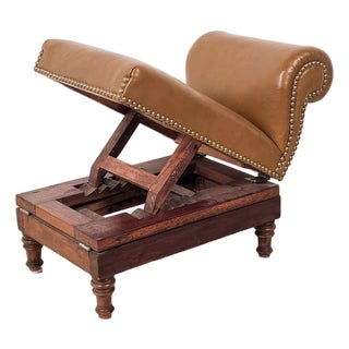Victorian/Edwardian Adjustable Gout Stool For Sale