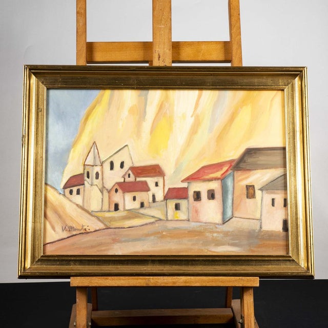 Monti, Untitled, Canvas and Cardboard, Framed For Sale - Image 6 of 6