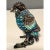 Chinoiserie Rare 2006 Fitz and Floyd Guild Collection Jeweled Blue Hawk With Box For Sale - Image 3 of 12