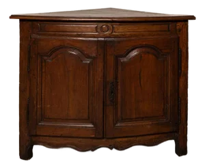18th Century French Provincial Louis XV Corner Cabinet