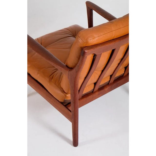 Set of Kuba Armchairs attributed to Bertil Fridhagen for Bodafors, Sweden, 1960s For Sale - Image 6 of 11