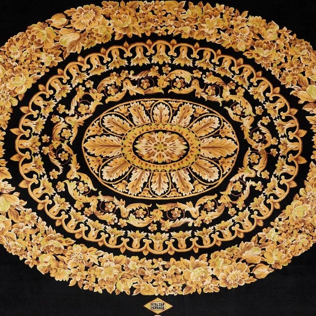 Versace Collection Rug, 1980s For Sale - Image 13 of 18