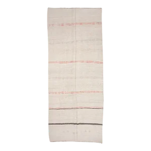 Mid 20th Century Vintage Turkish Hemp Kilim Rug